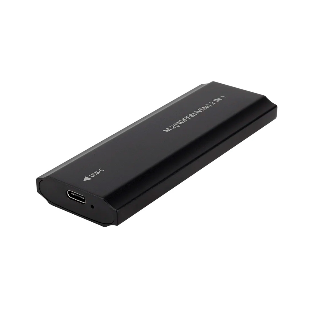 Caja Disco Ssd 2 En 1 M2 Tipo C 3.1 10gbps