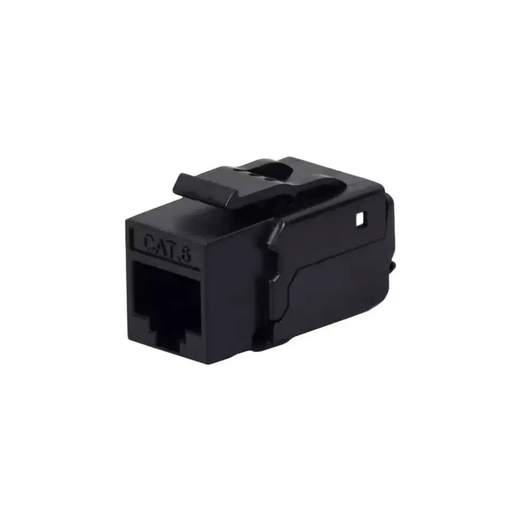 Jack Utp Cat6 Negro Sin Herramienta Certificado