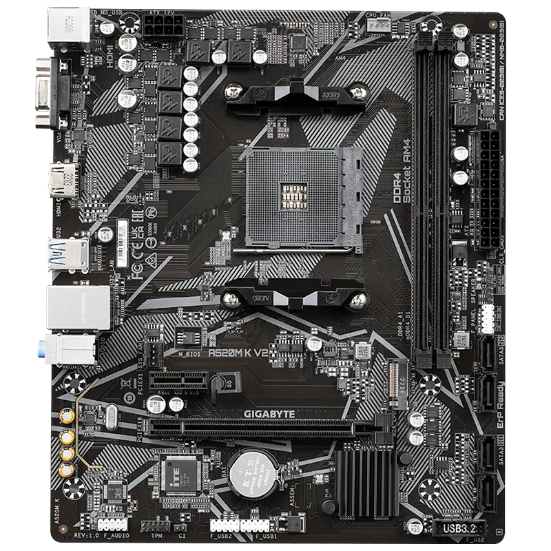 Board Gigabyte A520M-K V2 AM4