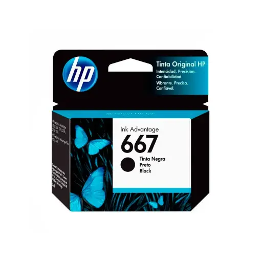 Cartuchos HP 667 Negro