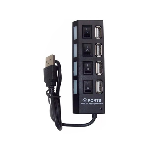 HUB USB 2.0 4 PORTS