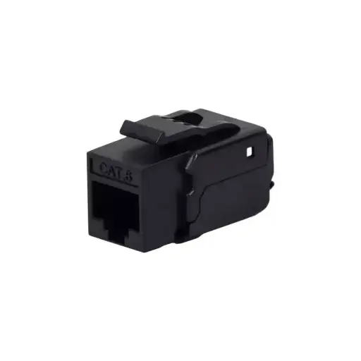 Jack Utp Cat6 Negro Sin Herramienta Certificado